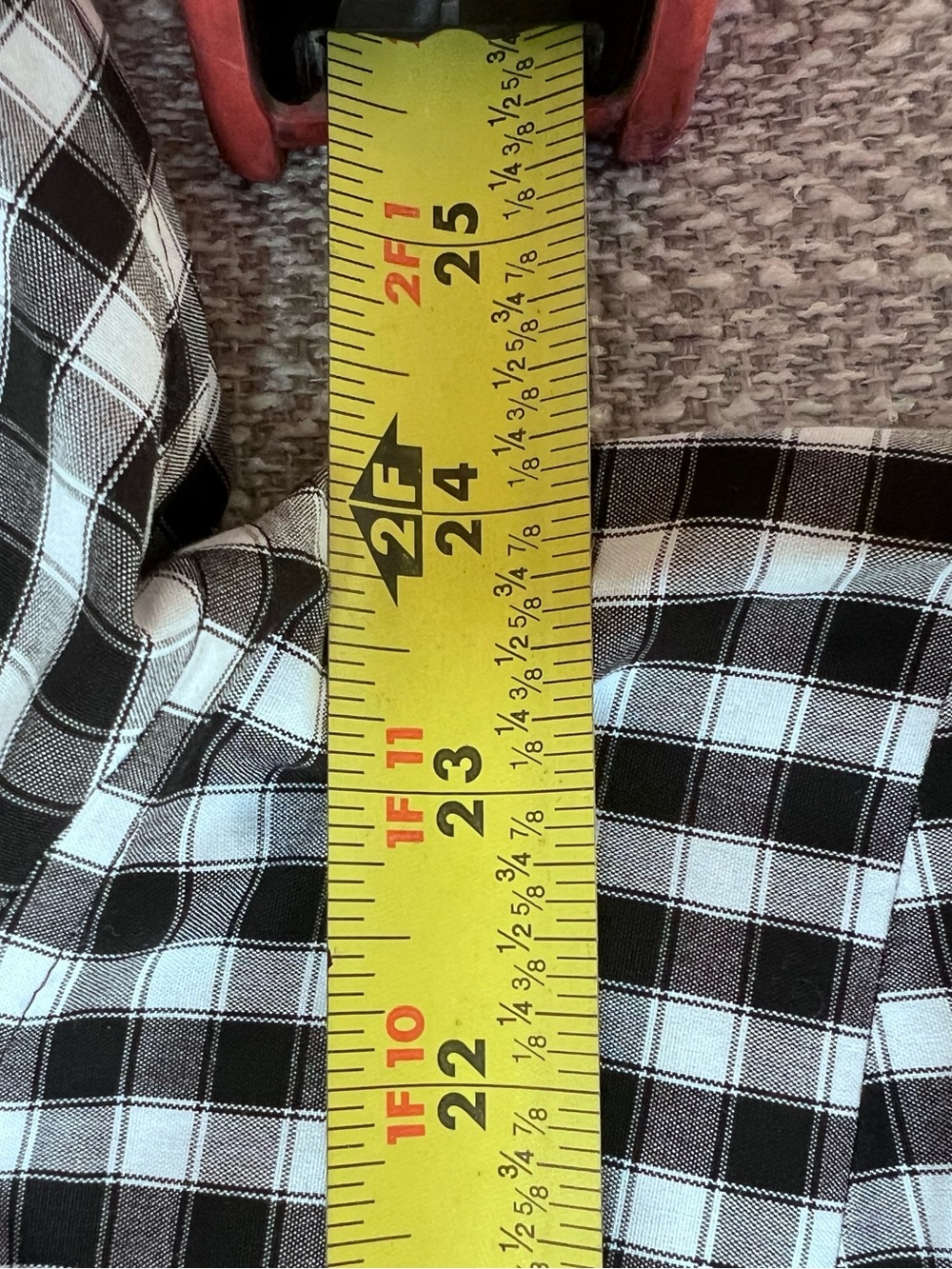 Foxcroft Women's Size 16 Gingham Plaid Button Down Non-Iron Shirt NWT - Picture 6 of 11